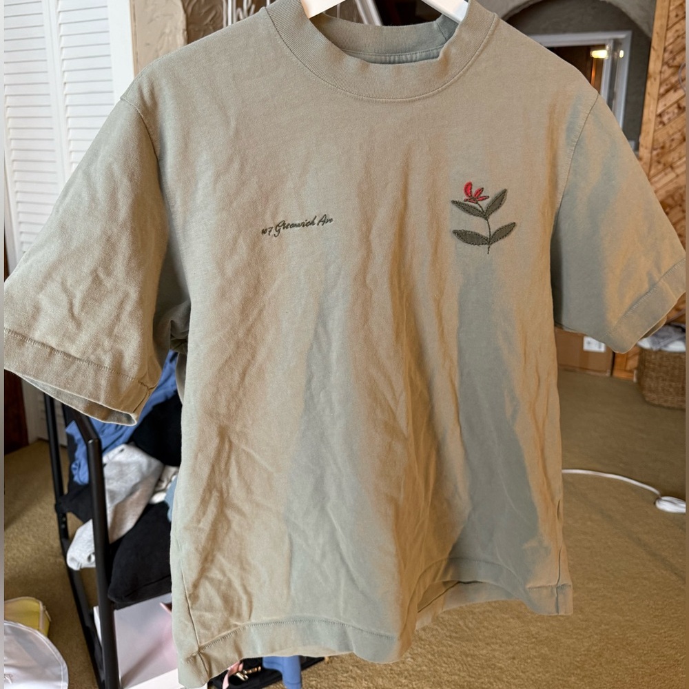 Abercrombie & Fitch Men’s Olive Tee